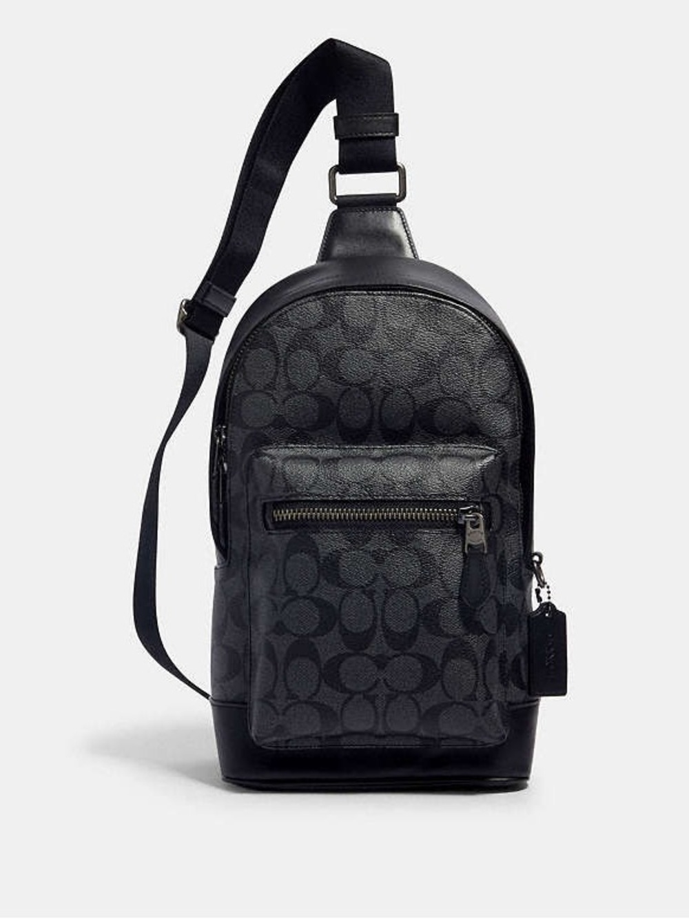 Coach Men’s West Pack In Signature Canvas Crossbody Sling Bag